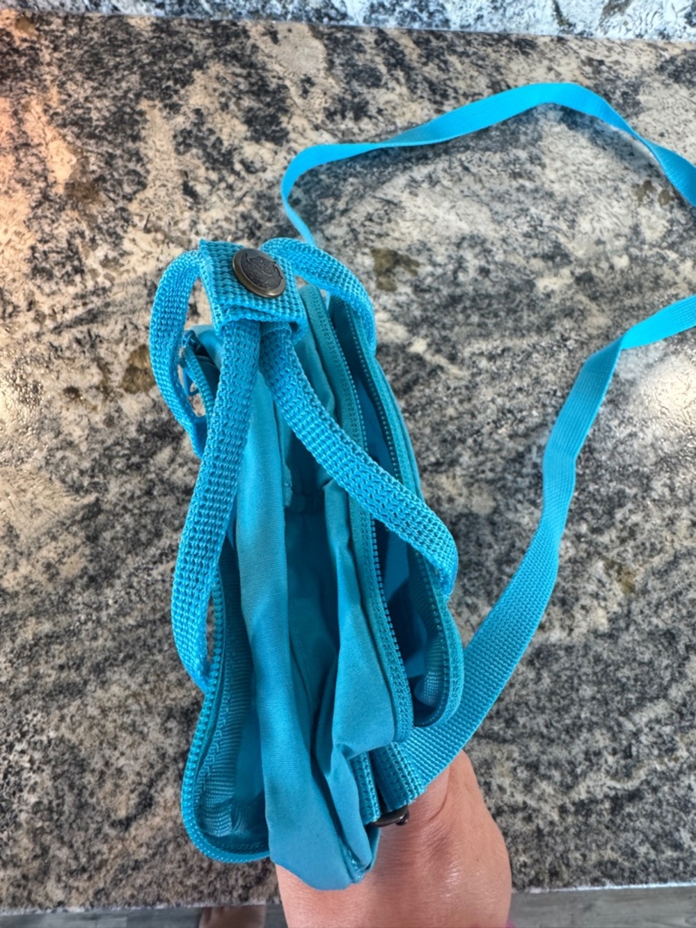 Small Crossbody Bag - Turquoise Blue - Picture 3 of 5